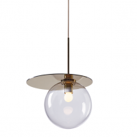 umbra pendant clear / gold