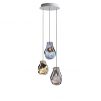 soap chandelier / 3 pcs 1x gold / 1x blue / 1x silver
