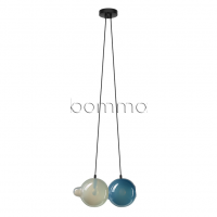 pendulum 2 position light grey & pigeon blue