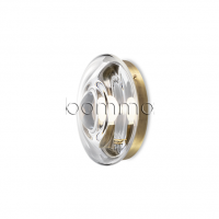 orbital wall & ceiling lighting moon clear / patina gold