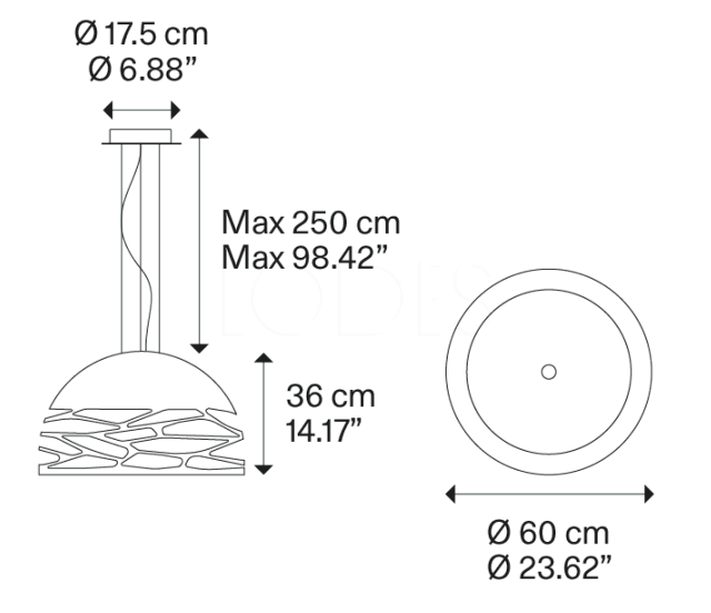 kelly medium dome 60 matte white - 141013