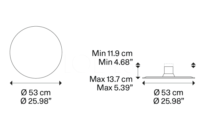puzzle mega round small 167024 ceiling